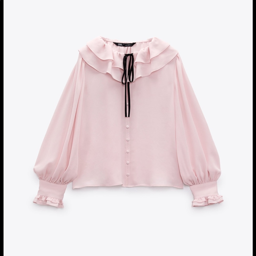 Zara blouse pink price firm